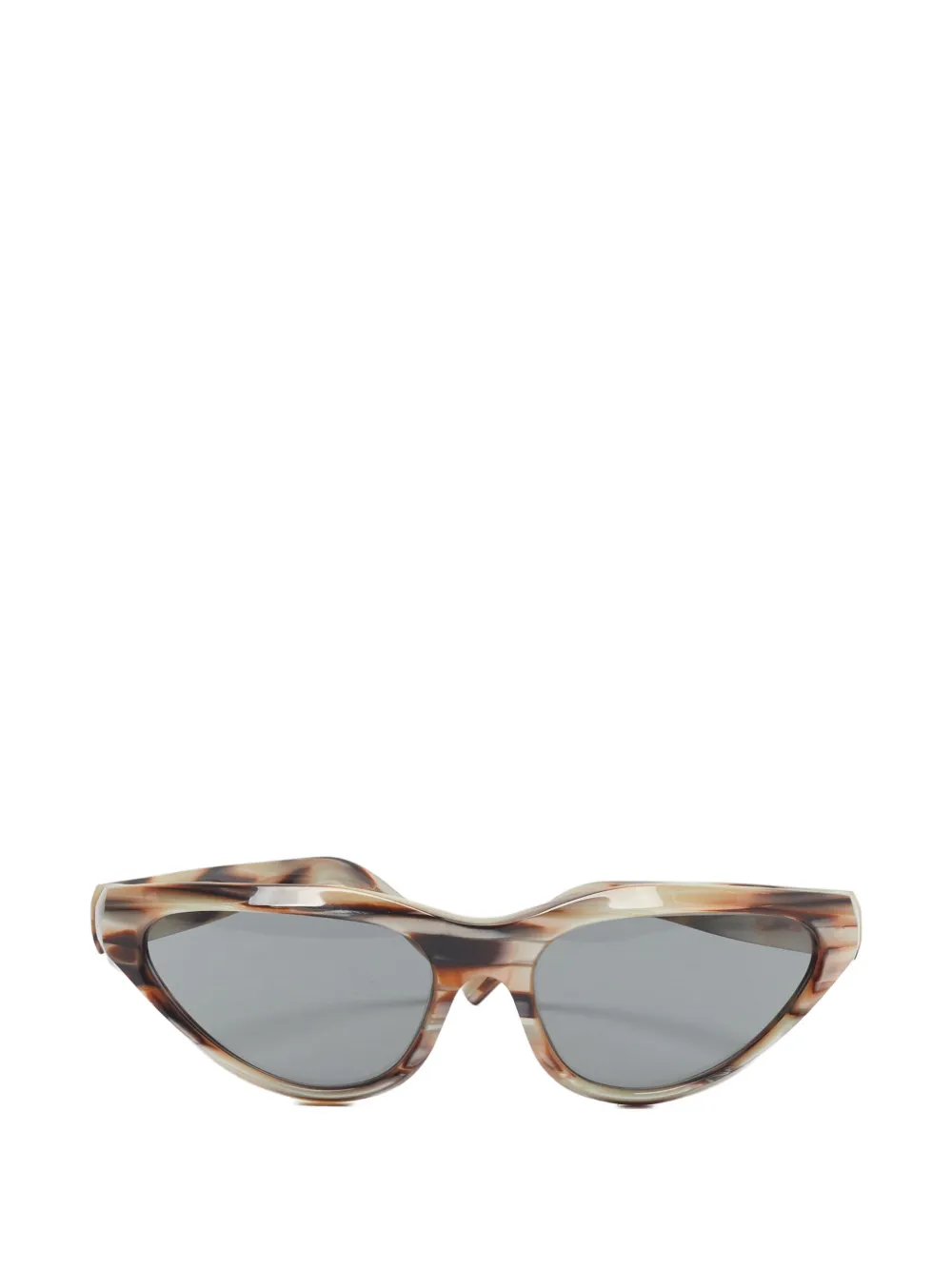 Marni Pre-Owned lunettes de soleil Mavericks Starshell à monture papillon - Gris Marni Pre-Owned lunettes de soleil Mavericks Starshell à monture papillon - Gris