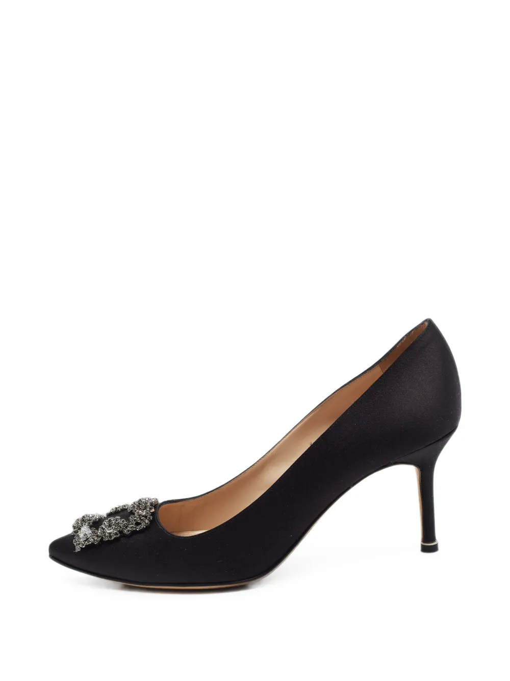 Manolo Blahnik Hangisi buckle pumps - Nero