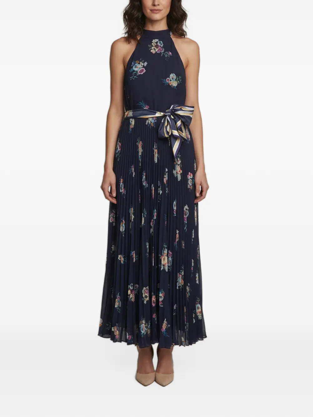 ZIMMERMANN floral-print midi dress - Blau