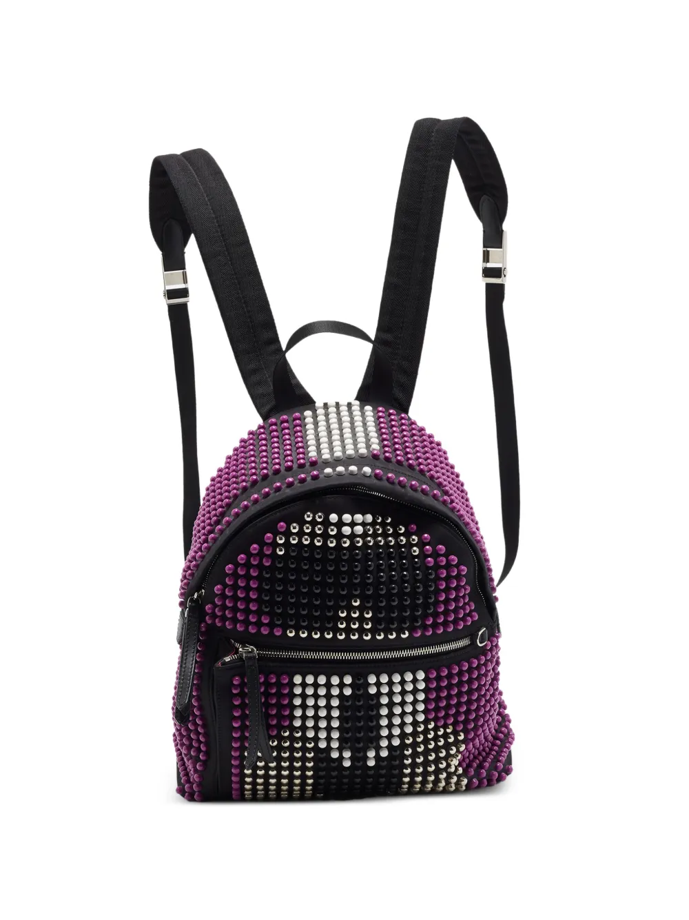 Fendi Pre-Owned Karlito studded backpack - Nero