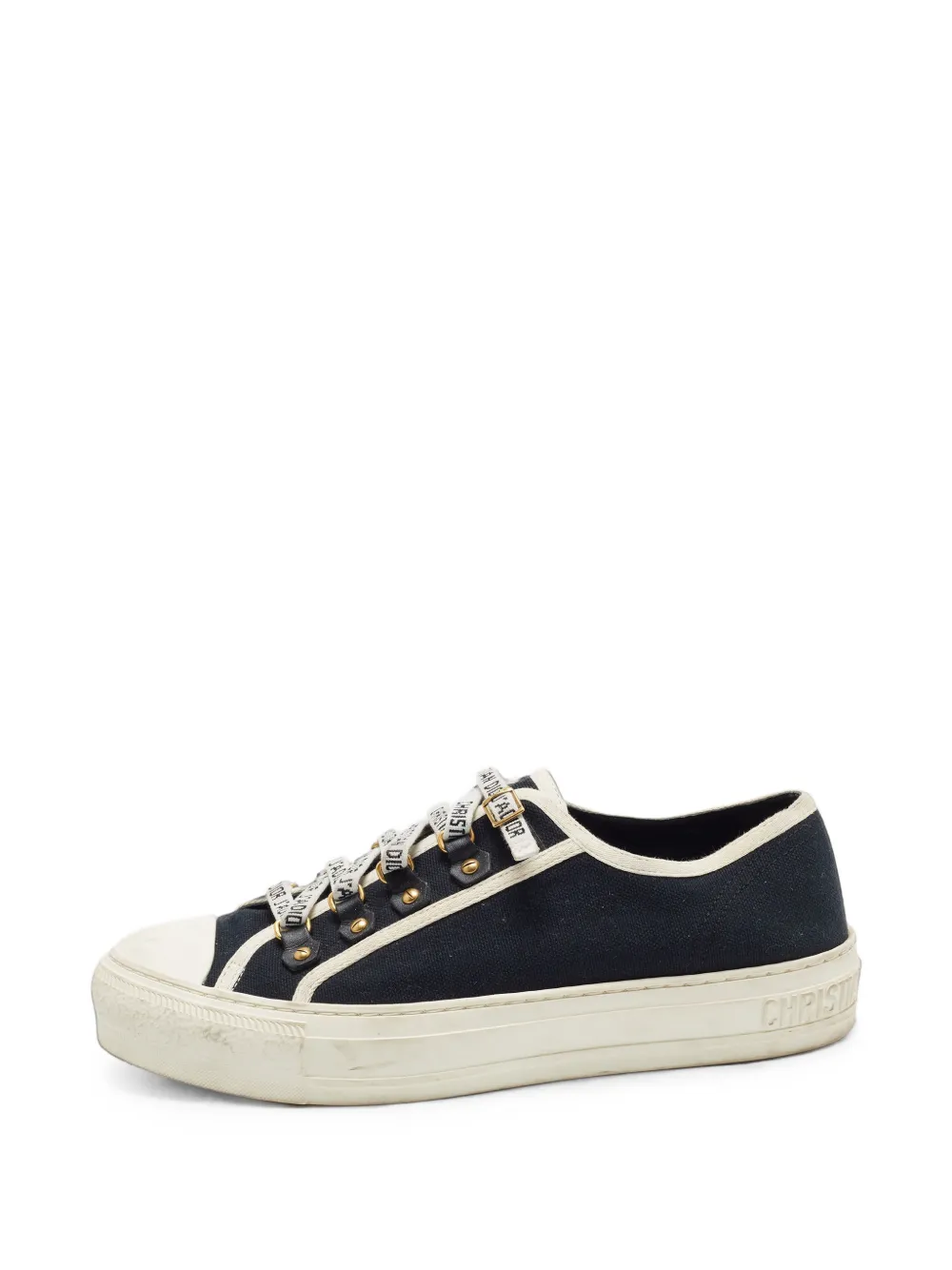 Christian Dior Pre-Owned baskets Walk'n'Dior en toile - Noir Christian Dior Pre-Owned baskets Walk'n'Dior en toile - Noir
