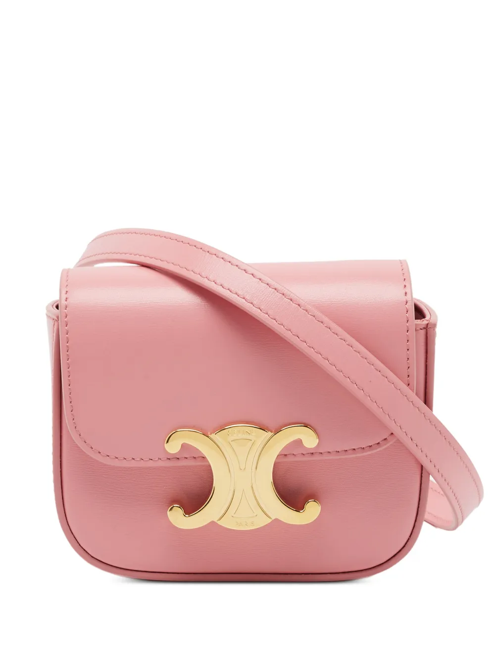 Celine Pre-Owned 2023 mini Claude Triomphe crossbody bag - Rosa
