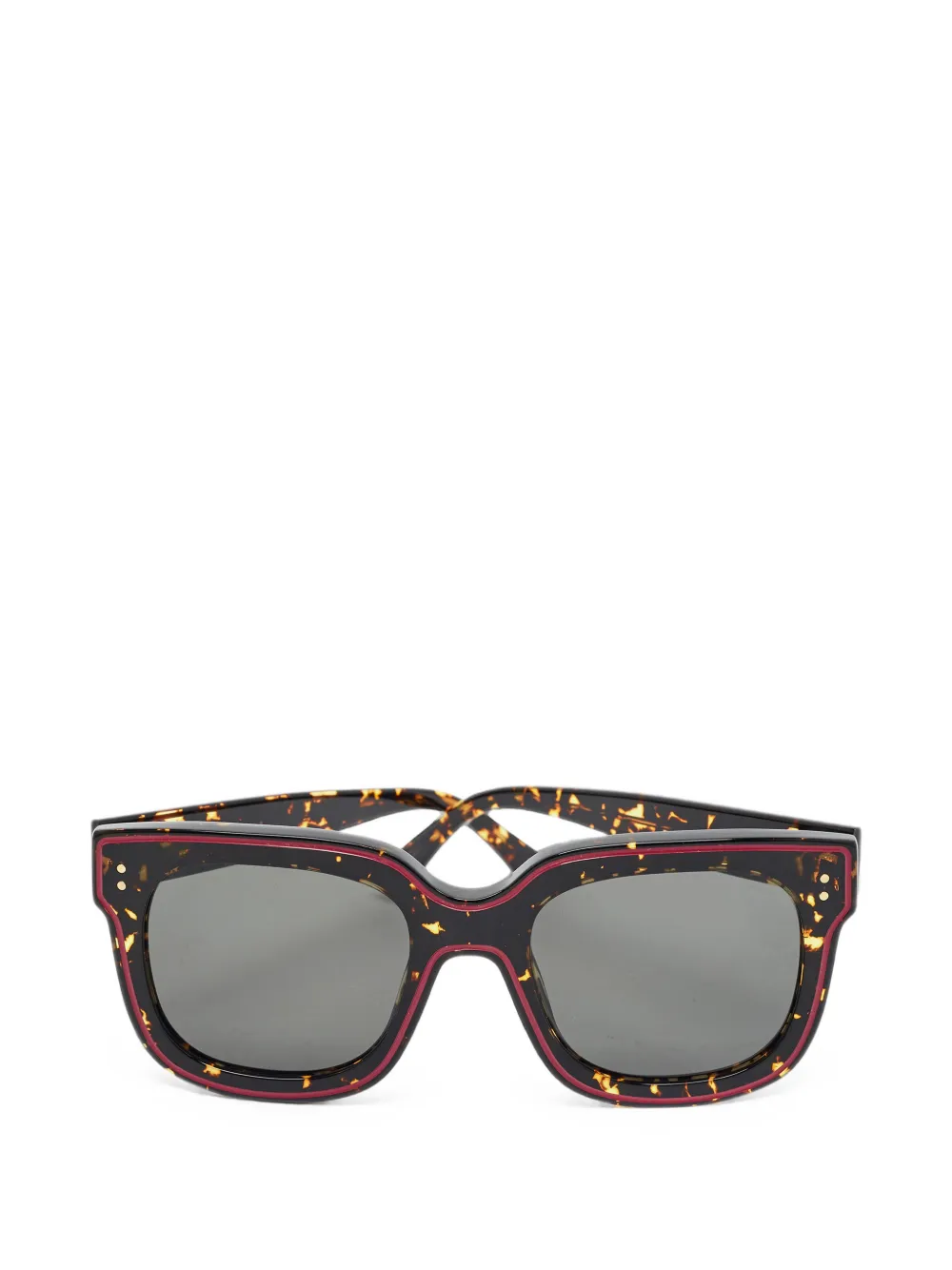 Marni Pre-Owned lunettes de soleil Li River à monture carrée - Marron Marni Pre-Owned lunettes de soleil Li River à monture carrée - Marron