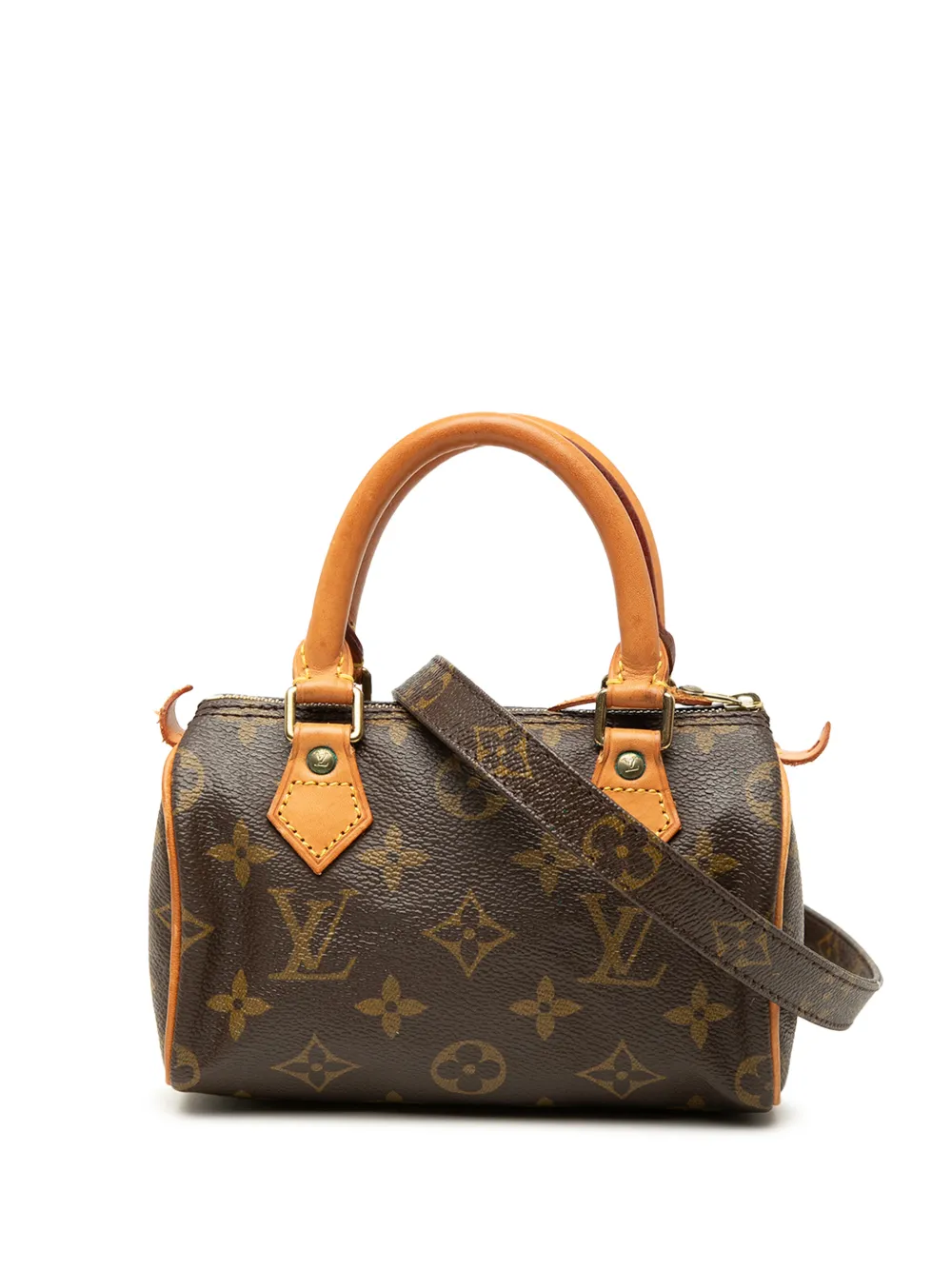 Louis Vuitton Pre-Owned 1996 nano Speedy Dating Satchel-Tasche mit Monogramm - Braun