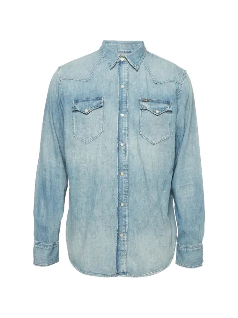 Polo Ralph Lauren Vintage slub denim Western shirt