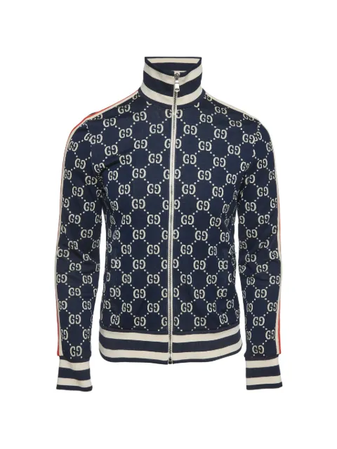 Gucci Pre-Owned GG monogram jacquard track jacket
