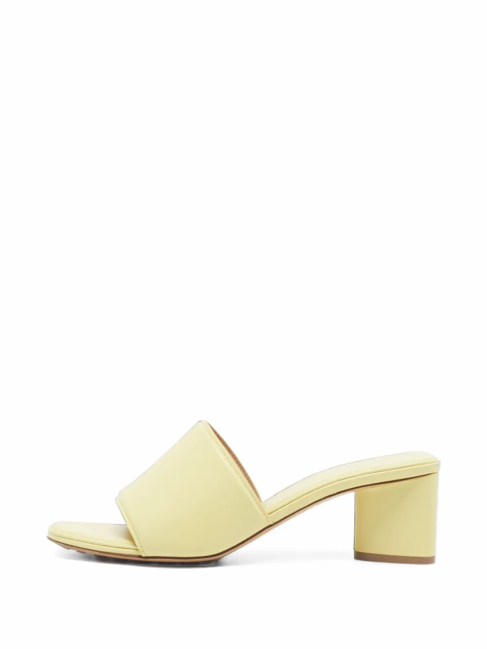 Bottega Veneta Pre-Owned The Band leather sandals - Jaune