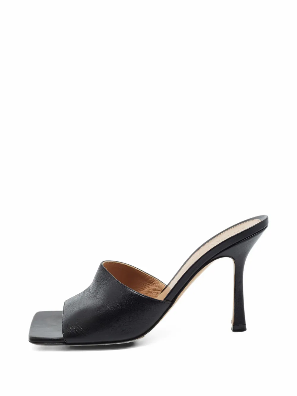 Bottega Veneta Pre-Owned Stretch square-toe sandals - Noir Bottega Veneta Pre-Owned Stretch square-toe sandals - Noir