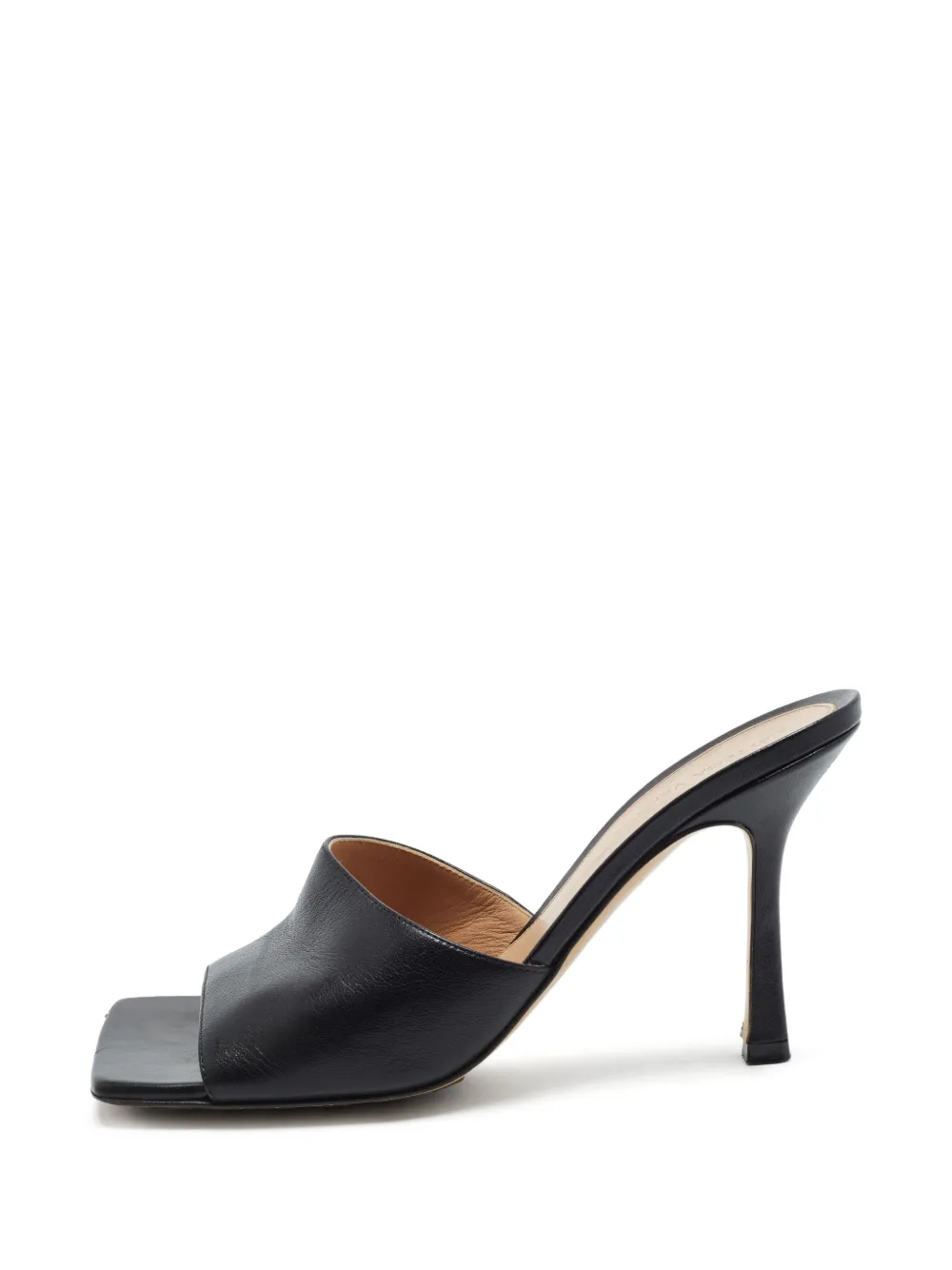 Bottega Veneta Pre-Owned Stretch square-toe sandals - Schwarz