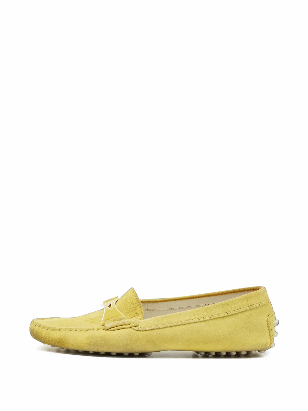 Tod's Vintage Gommino suede loafers - Gelb