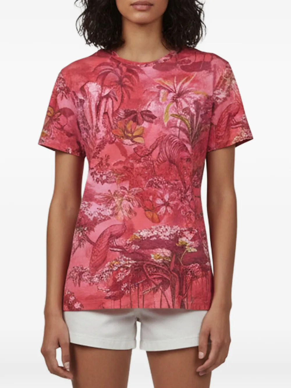 Christian Dior Pre-Owned Toile de Jouy Voyage T-shirt - Rose