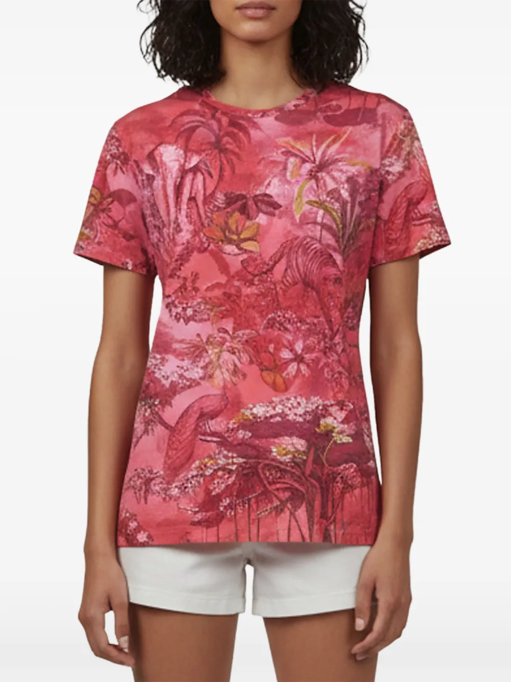 Christian Dior Pre-Owned Toile de Jouy Voyage T-shirt - Rosa