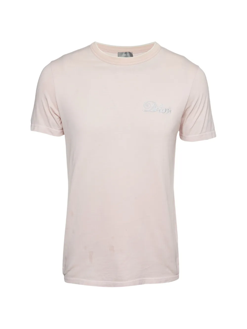 Christian Dior Pre-Owned x Kenny Scharf logo-embroidered T-shirt - Rose
