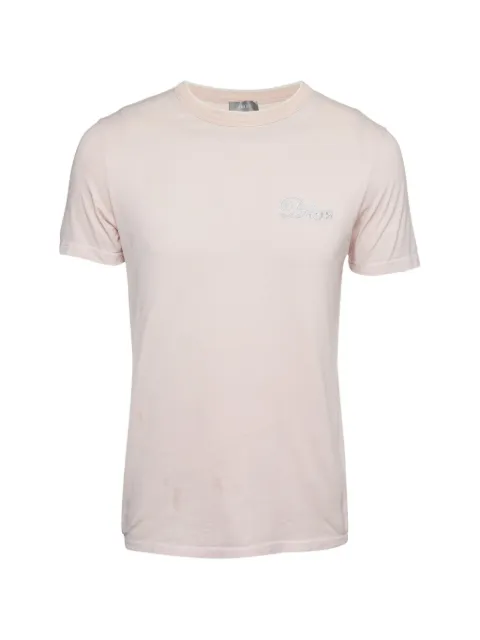 Christian Dior Pre-Owned x Kenny Scharf logo-embroidered T-shirt