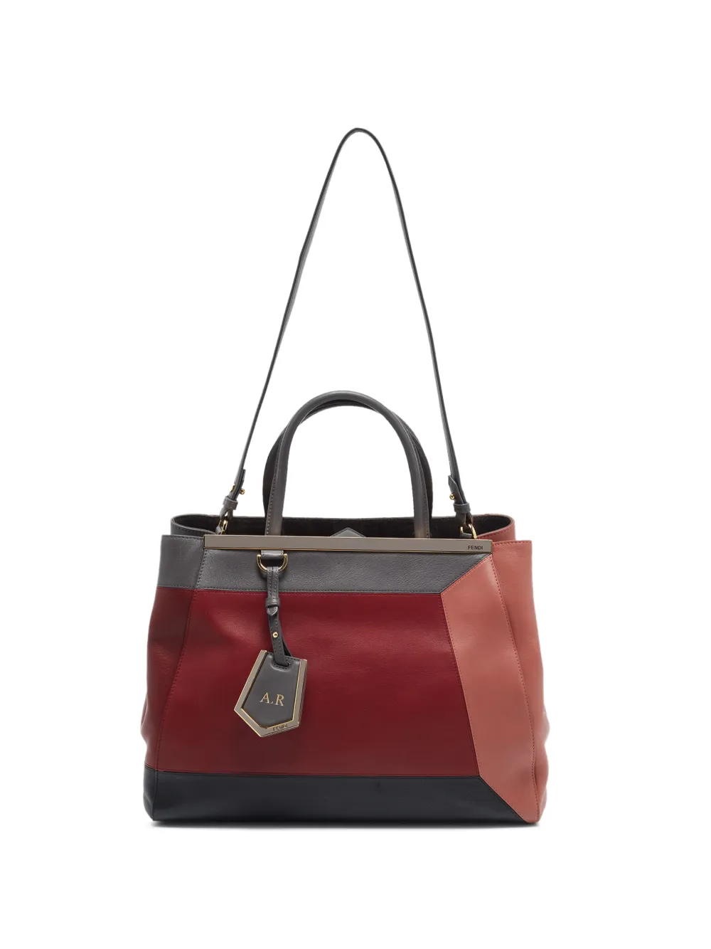 Fendi Pre-Owned medium 2Jours color-block tote bag - Rot