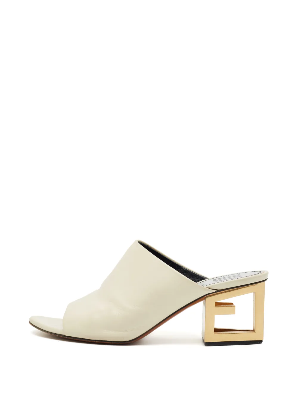 Givenchy Pre-Owned Triangle leather mules - Nude