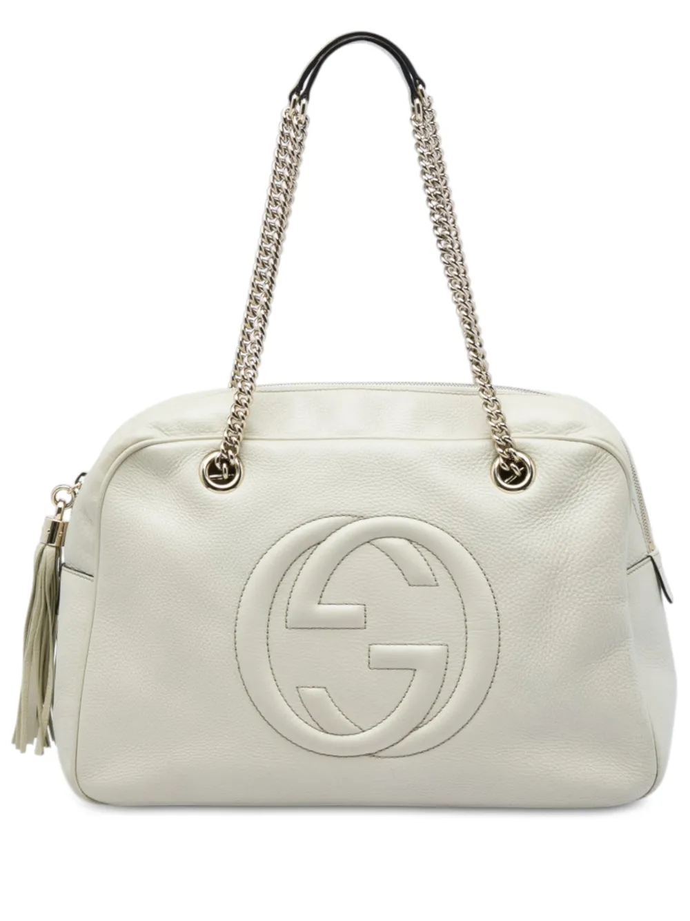 Gucci Pre-Owned 2016-2026 Calfskin Soho Chain shoulder bag - Bianco
