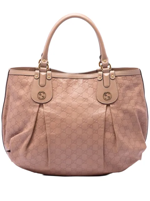Gucci Pre-Owned 2016-2026 Large Guccissima Scarlett tote bag