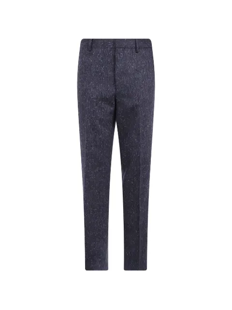 Paul Smith The Brierley - dark grey Donegal wool trousers