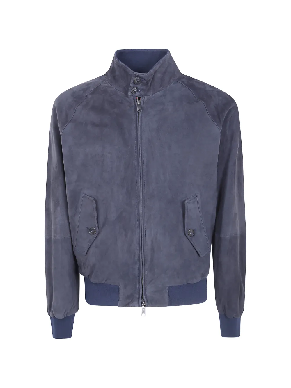 Baracuta G9 Harrington leather jacket - Blu