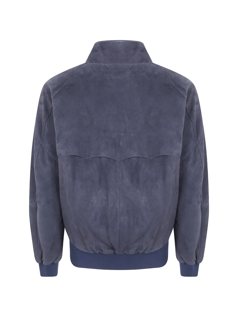 Baracuta G9 Harrington leren jack Blauw