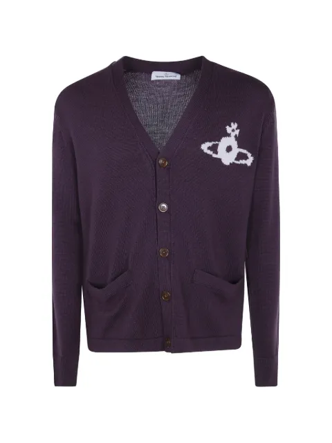 Vivienne Westwood Alex orb-motif knitted cardigan