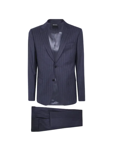 Zegna pinstripe single-breasted suit