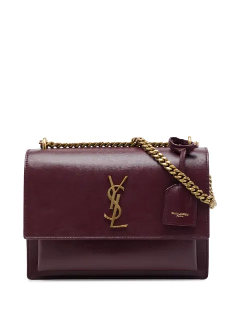 Saint Laurent Pre-Owned 2018 Medium Calfskin Monogram Sunset crossbody bag