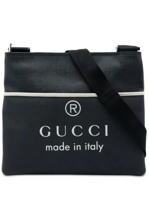 Gucci Pre-Owned 2000-2015 GG Supreme Trademark Logo crossbody bag