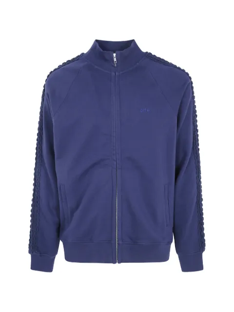Arte Antwerp logo-embroidered zip-fastening jacket