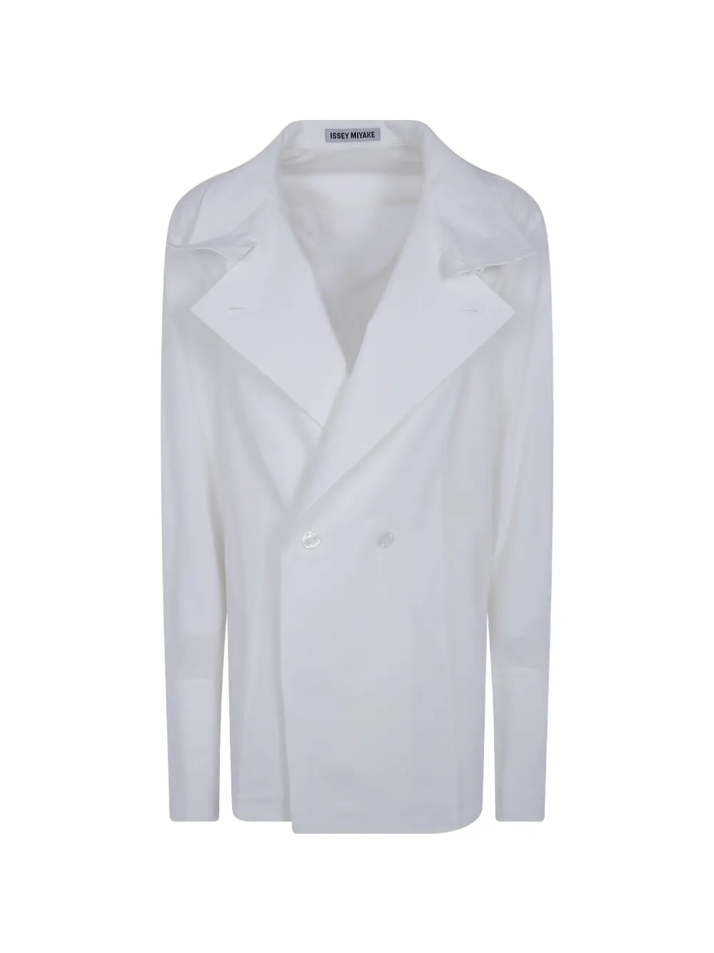 Issey Miyake Monsieur double-breasted wrap shirt