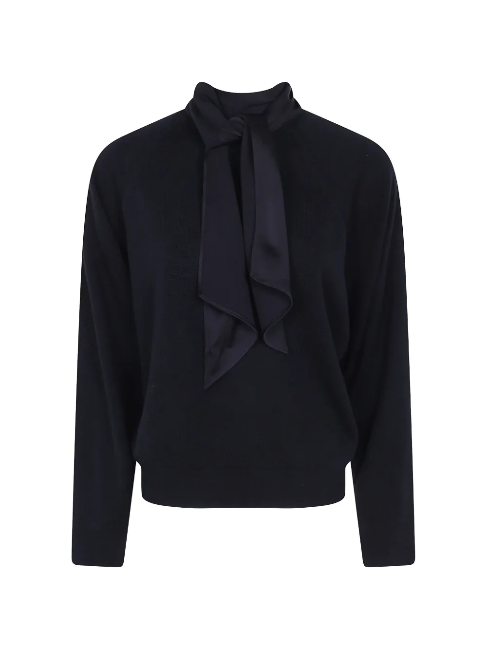 Semicouture Kathi pussy-bow wool sweater