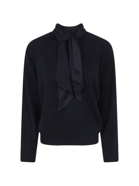 Semicouture Kathi pussy-bow wool sweater