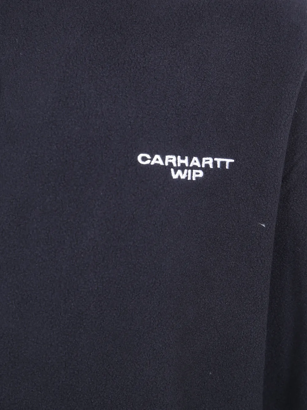 Carhartt WIP Edmore sweater met halve rits Blauw