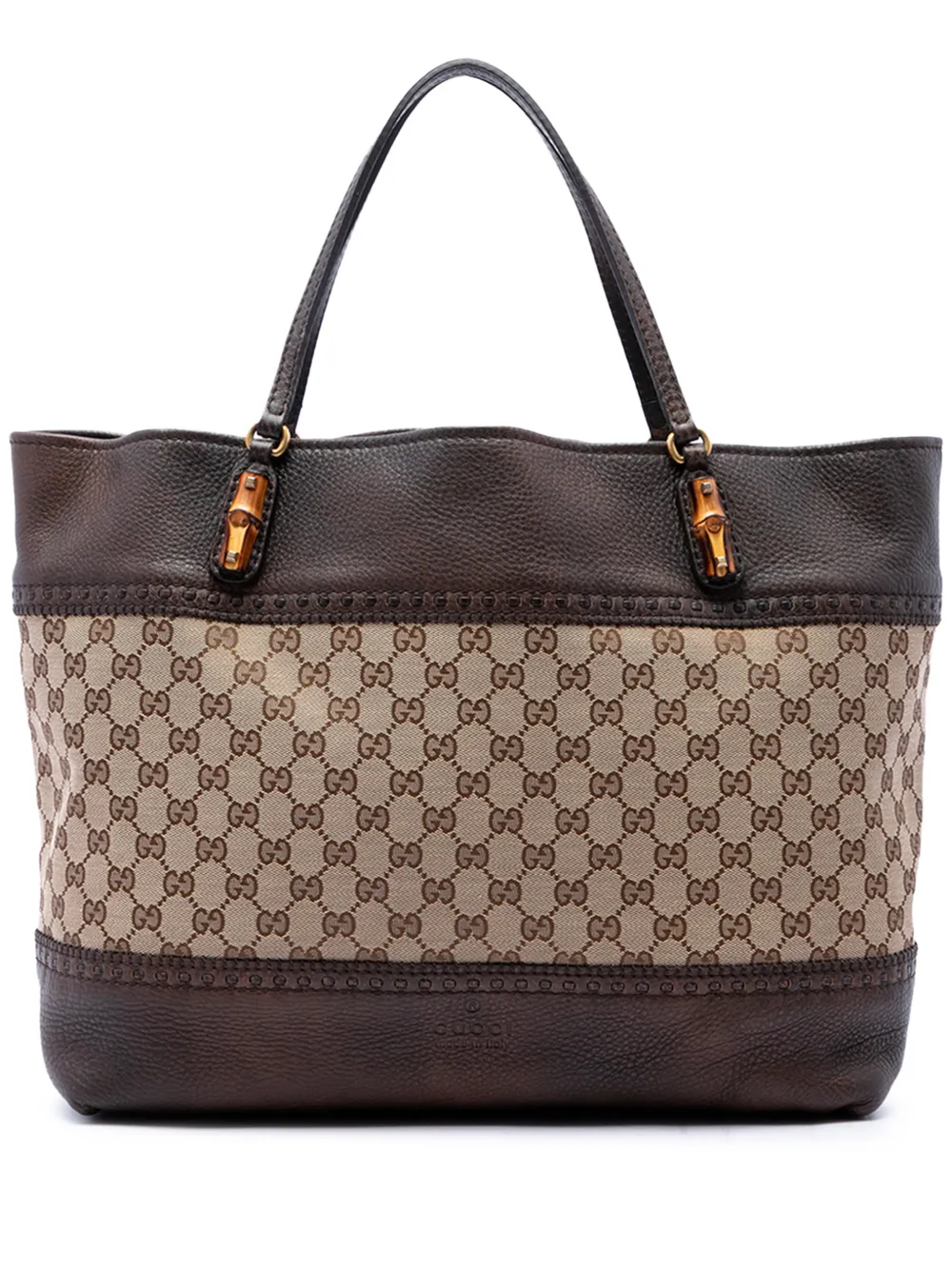 Gucci Pre-Owned 2016-2026 Large GG Canvas Laidback Crafty tote bag - Toni neutri