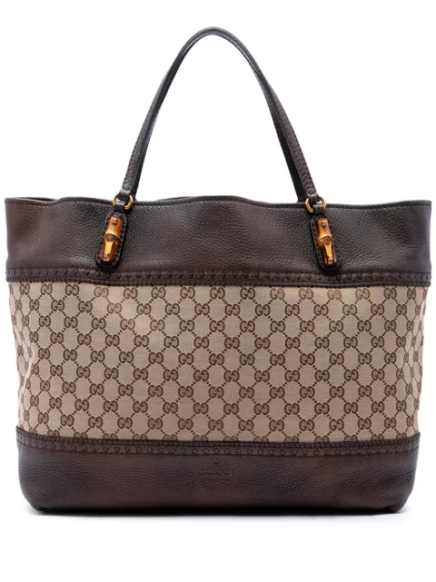 Gucci Pre-Owned tote Laidback Crafty grande de lona GG 2016-2026