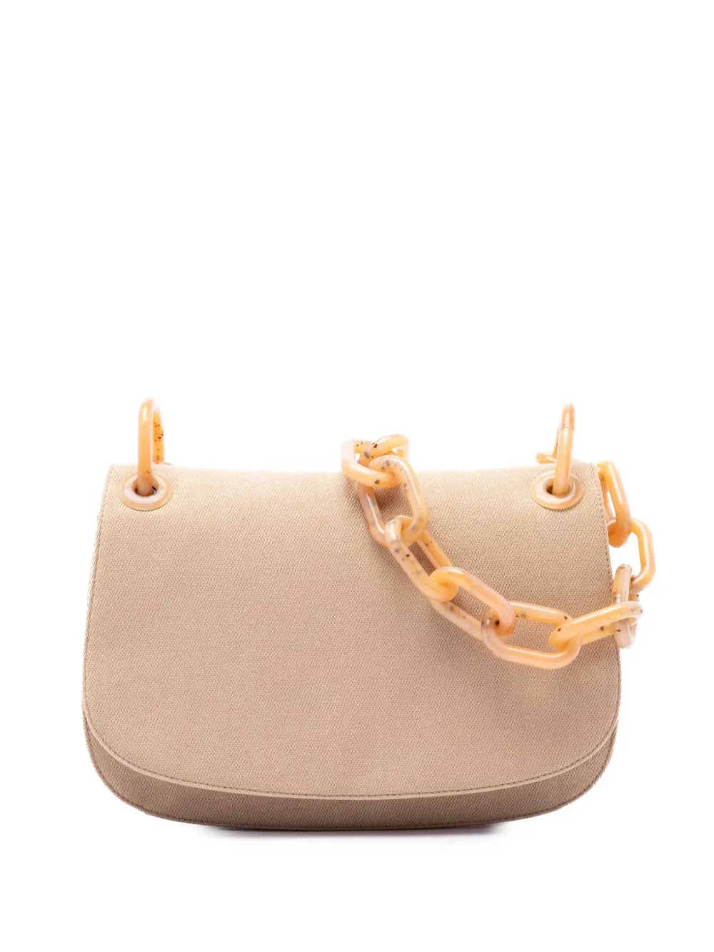 Prada Pre-Owned 2000-2013 Schultertasche aus Canvas und Kunstharz - Nude