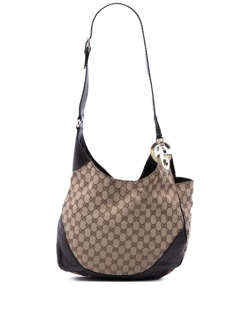 Gucci Pre-Owned Charlotte crossbody-taske i GG-kanvas fra 2016-2026