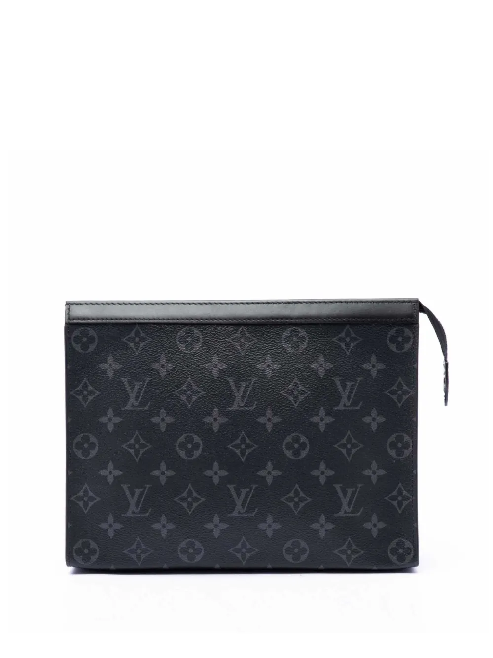 Louis Vuitton Pre-Owned 2021 Monogram Eclipse Pochette Voyage MM clutch bag - Nero
