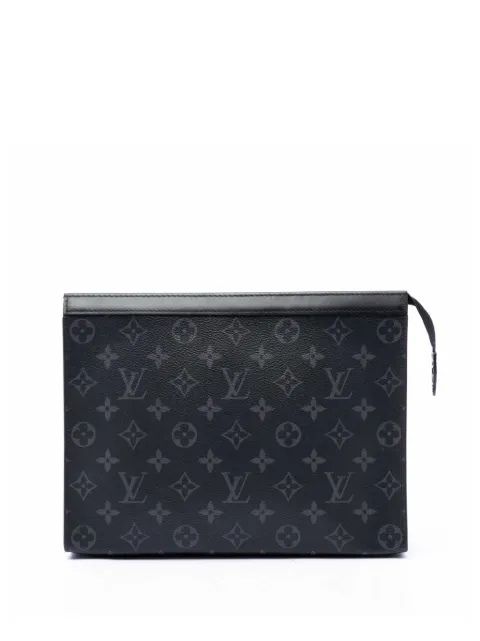 Louis Vuitton Pre-Owned 2021 Monogram Eclipse Pochette Voyage MM clutch bag