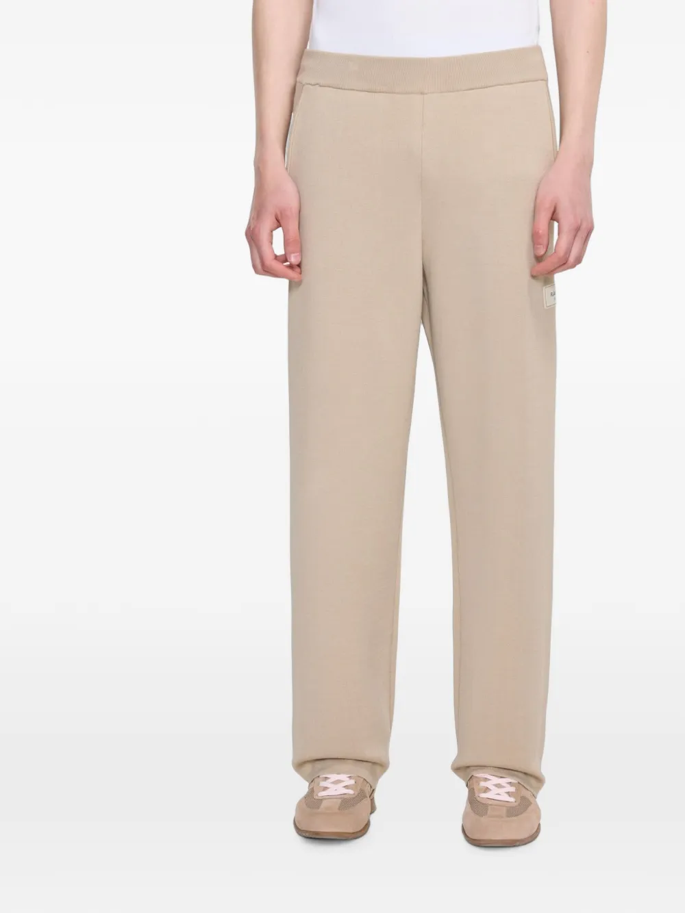 FLÂNEUR Atelier gebreide broek Beige