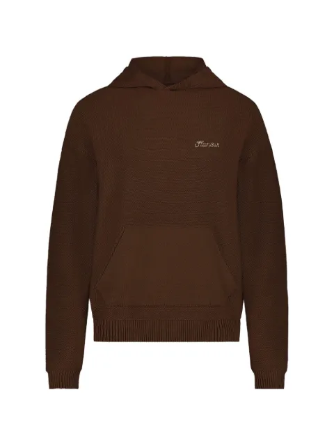 FLÂNEUR Signature knit hoodie