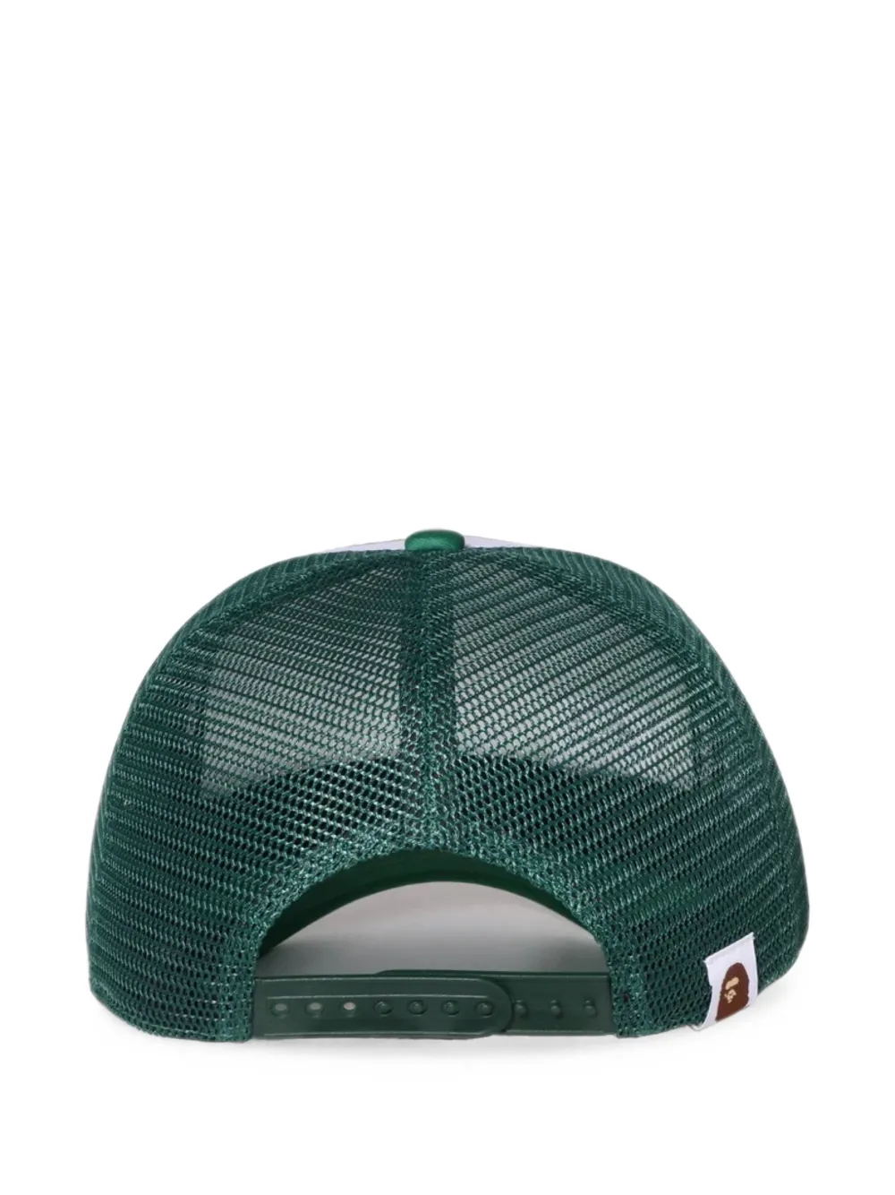 A BATHING APE College Ape pet met mesh vlak Groen