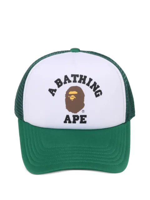 A BATHING APE® College Ape mesh-panel cap
