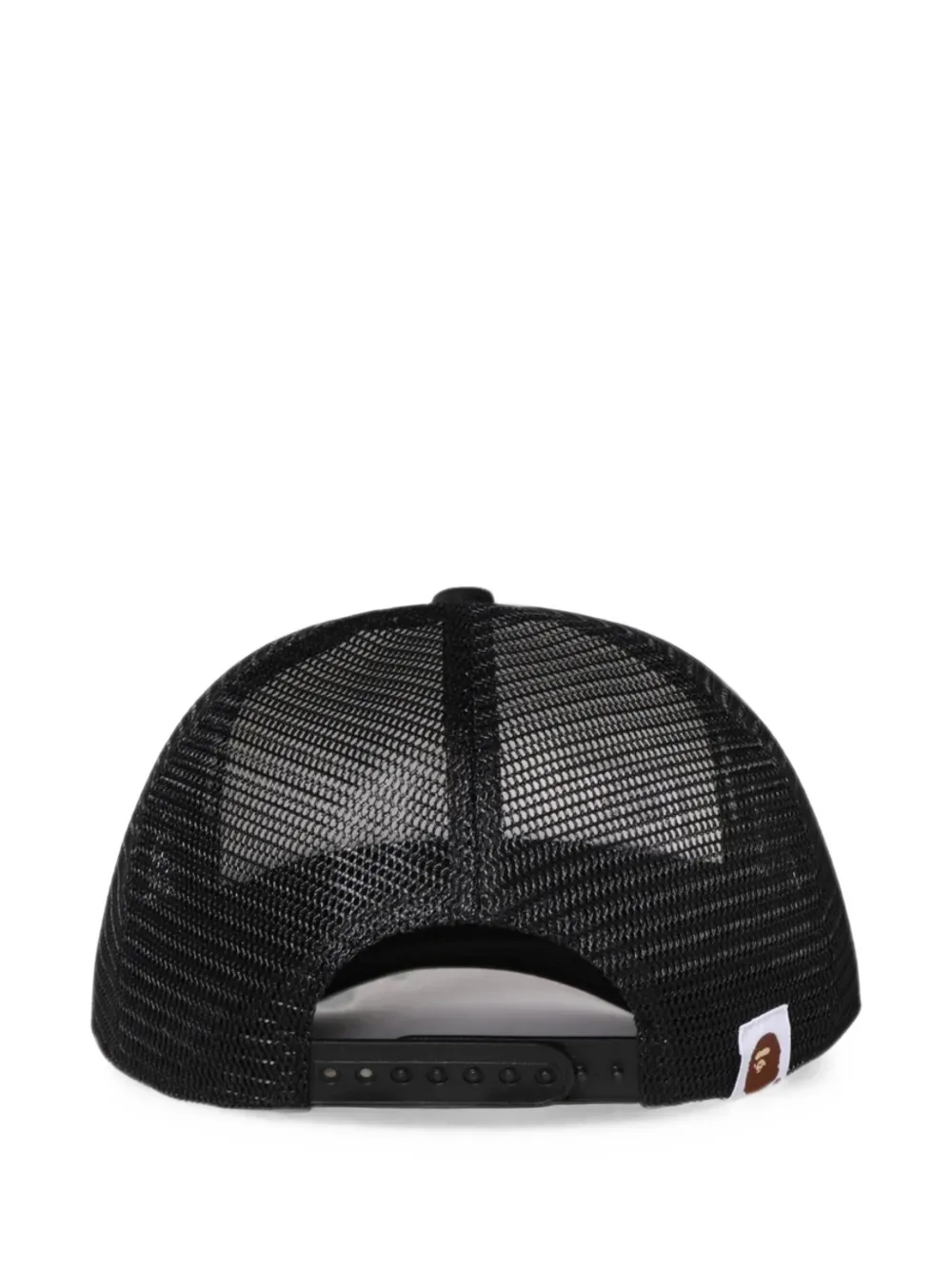A BATHING APE College truckerpet van mesh Wit