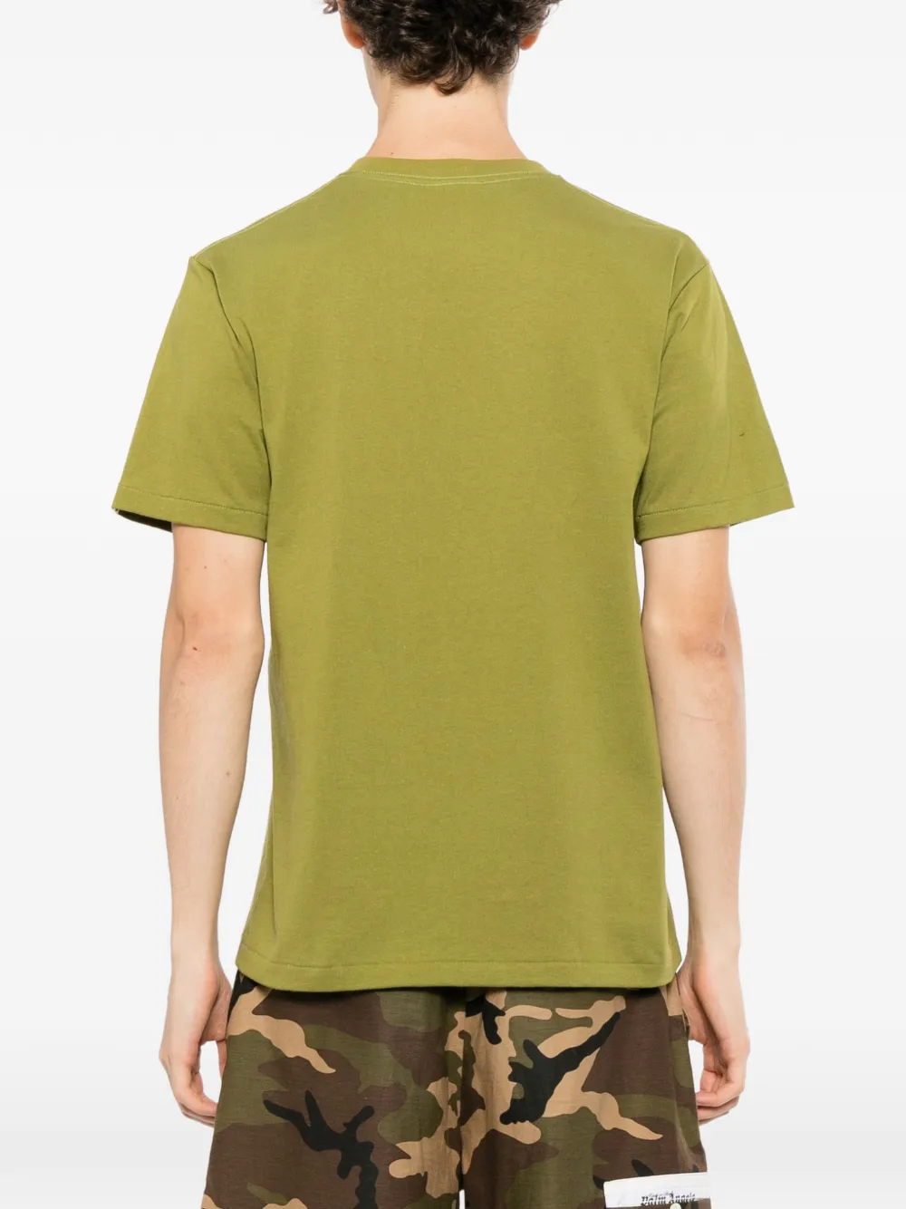 A BATHING APE T-shirt met logoprint Groen