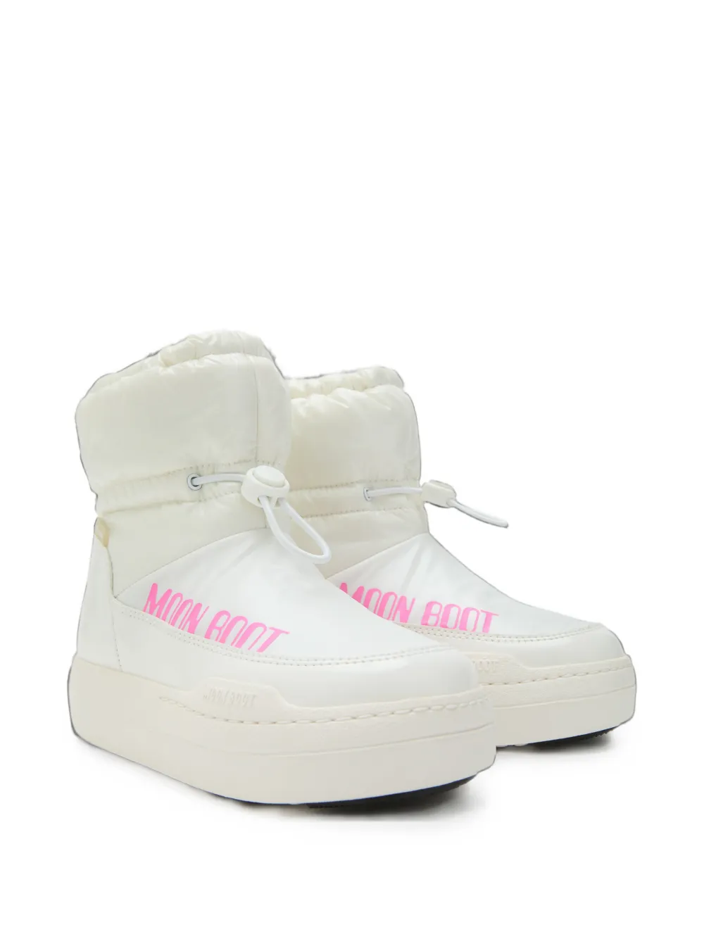 Moon Boot Kids Park Tube logo-print snow boots - Bianco