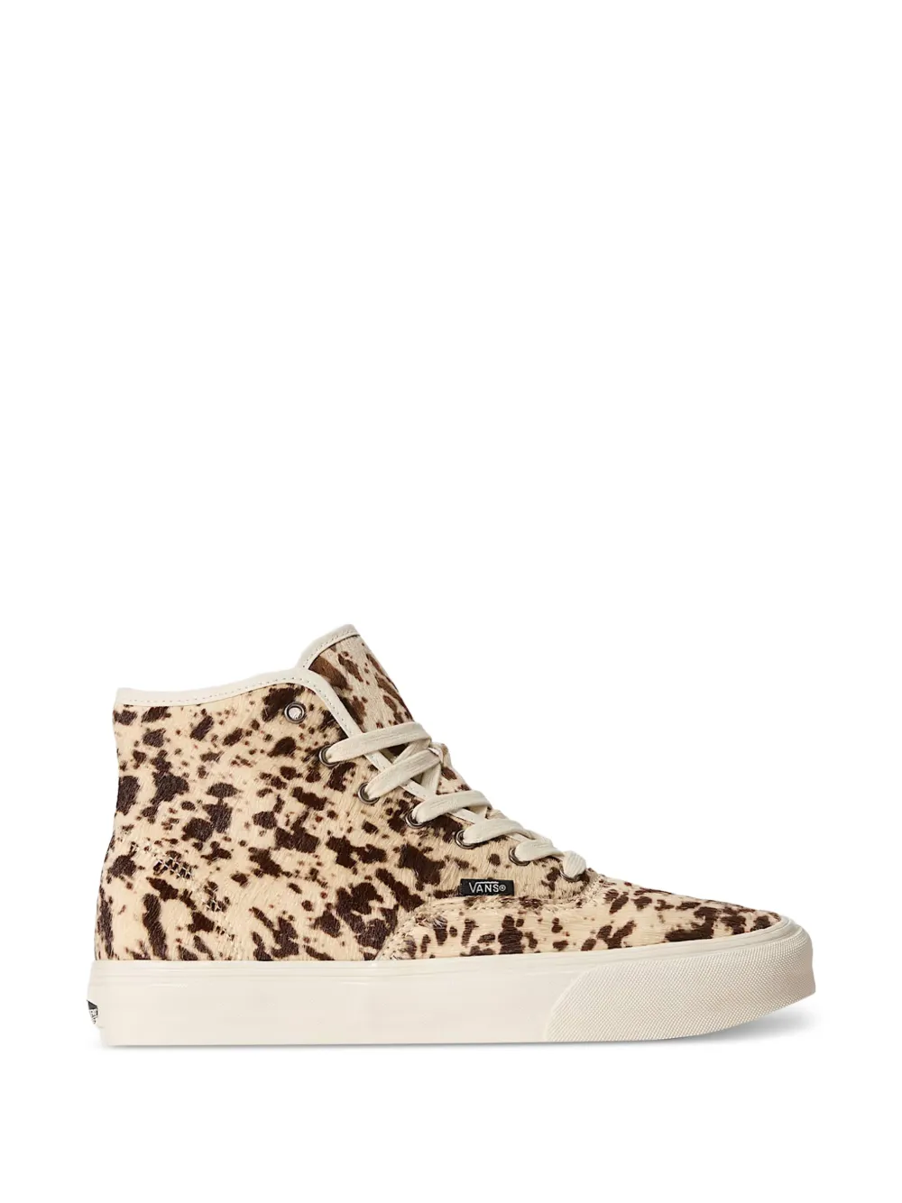 Vans Authentic Hi 2.0 pony-hair sneakers - Nude