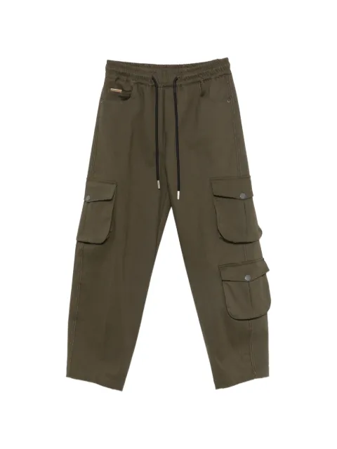 YES LONDON pantalones cargo con cordón