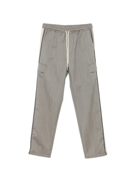 YES LONDON side-stripe drawstring trousers